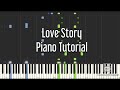 Taylor Swift - Love Story [Piano Tutorial] (Synthesia)