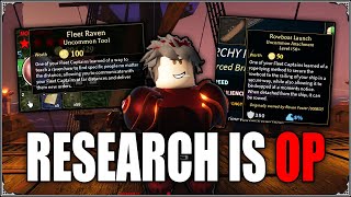 Fleet Research Is OVERPOWERED - Arcane Odyssey