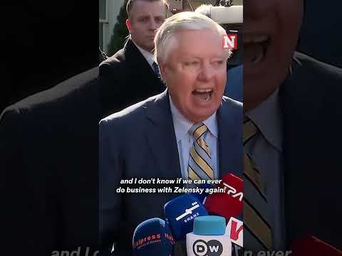 Lindsay Graham Calls Zelensky Oval Office Meeting An 'Utter Disaster'