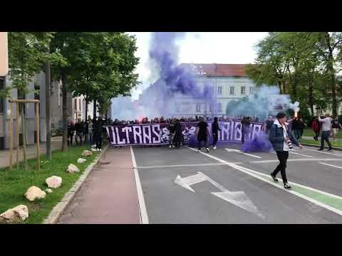Prihod na stadion - Viole Maribor - 11.5. 2019