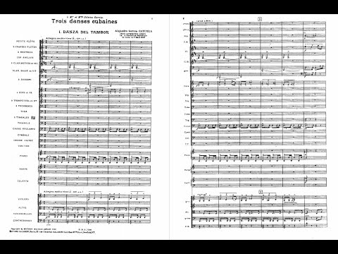 Alejandro García Caturla - Tres Danzas Cubanas