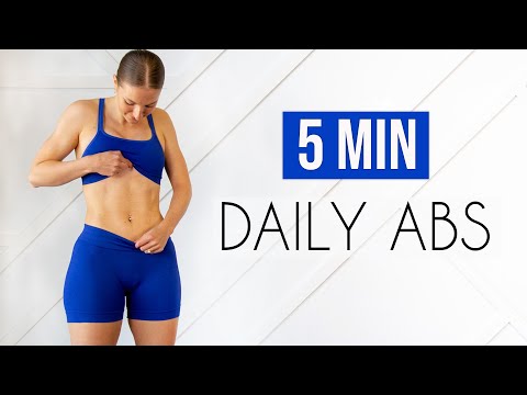 5 MIN DAILY ABS WORKOUT - At Home Total Core Routine