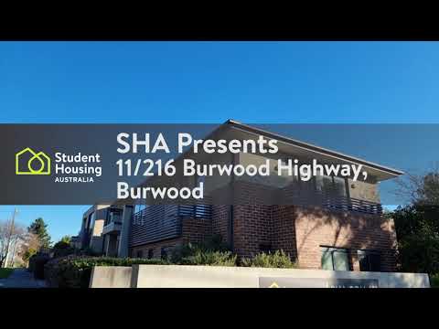 11/216 Burwood Highway, BURWOOD – Apartment tour by Student Housing Australia