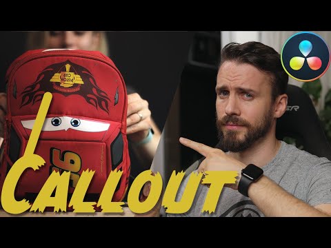 Easy Custom Callout effect in DaVinci Resolve 17 - VFX Tutorial