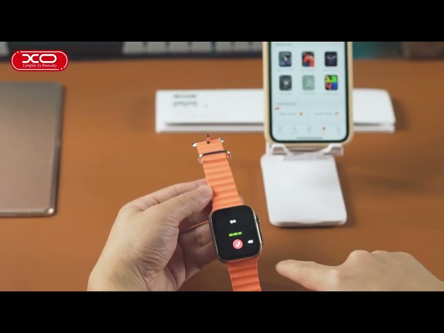 ساعة شبيه ابل الترا XO M8 الاصدار الثامن مقاومة للماء مقاس 45