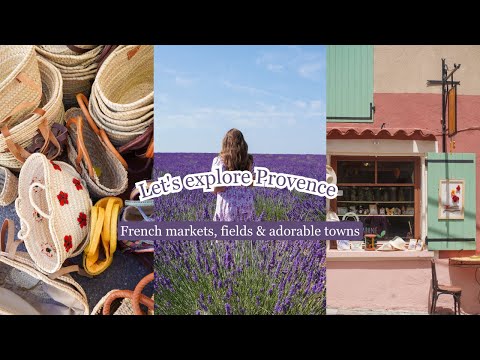Discovering the Beauty of Provence: Lavender Fields, Charming Towns, and Local Markets  🇫🇷