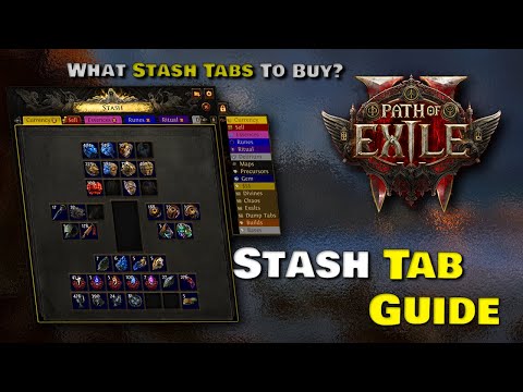 Path of Exile 2 Stash Tab Guide - Best Stash Tabs to Buy for Max Profit (0.3.0 and Onward)