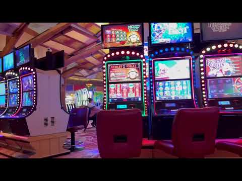 MOHEGAN SUN: Walking the Slot Machines and the casino floor at the of Casino of the Sky - YouTube