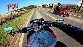 First Time Riding Country Lanes On A MT-10