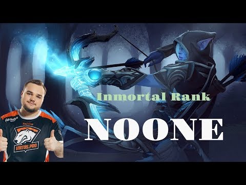DOTA 2 - NOONE [Drow Ranger] Immortal Pro Gameplay