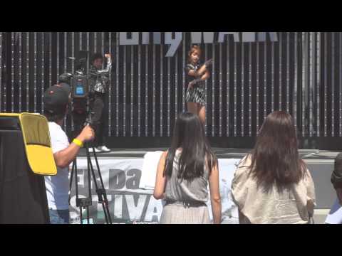 f(x) + miss A Performance and Judging Fancams @ Universal Studio LA [110911]