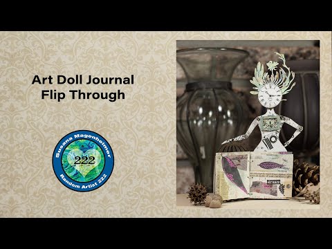 Art Doll Journal Flip Through