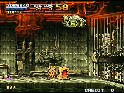 Metal Slug 2: Super Vehicle-001/II Walkthrough/Gameplay Neo Geo