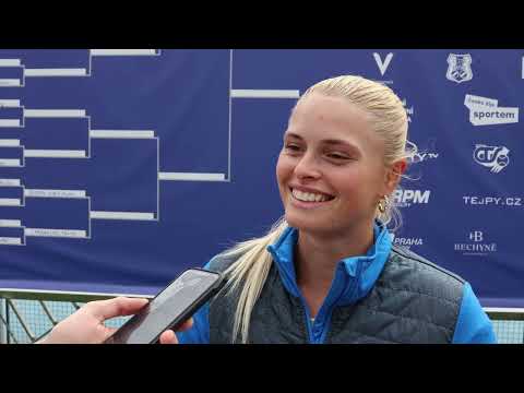 Barbora Palicová: Zápas mi nesedl, dělala jsem zbytečné chyby | Advantage Cars Prague Open 2025
