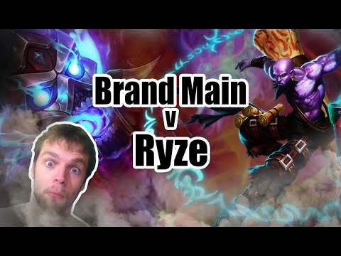 Diamond Brand Mid Vs Ryze - Brand lol live commentary game play