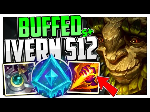 BUFFED GLACIAL AUGMENT IVERN IS ACTUALLY S TIER | How to Play Ivern Season 12 League of Legends