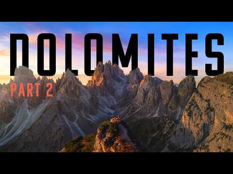 Photographing the MAJESTIC Mountains of the Dolomites