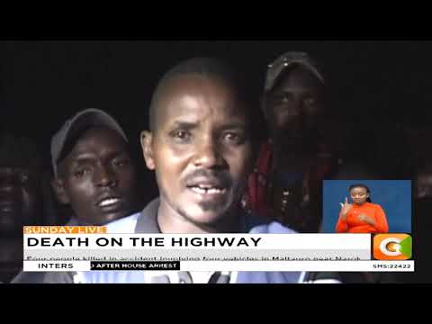 Four people killed in accident involving four vehicles Maltauro near Narok