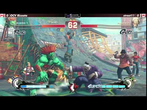 CC2014 USF4 Top 16 L2 - OCV Riceata (BLA) vs street11 (GEN)