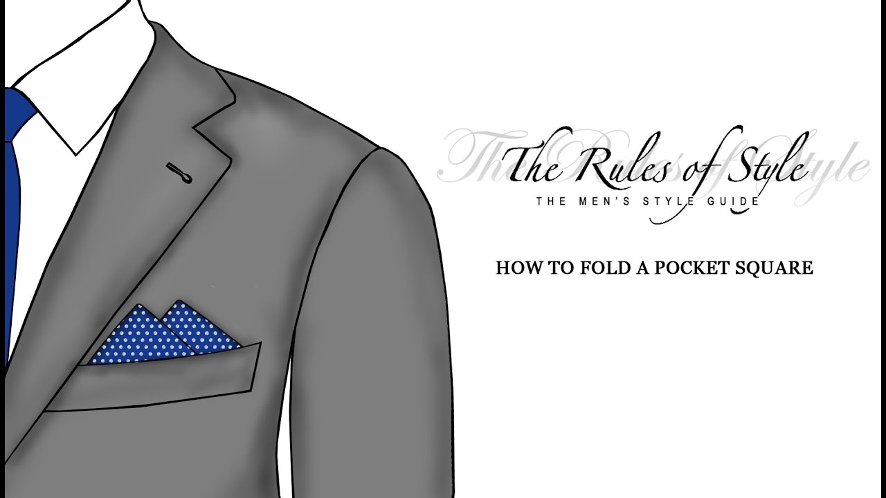 How To Fold A Pocket Square - Pyramids