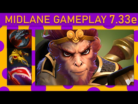 ⭐20+ Kills! Topson Monkey King Mid Gameplay - Dota 2 Top MMR