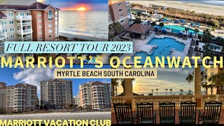 Marriott OceanWatch Villas Myrtle  beach SC 2023 FULL Resort tour