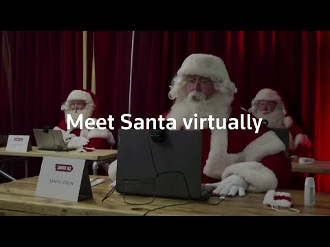新應用讓孩子們可以虛擬 "見到 "聖誕老人 (New app allows kids to virtually 'meet' Santa)