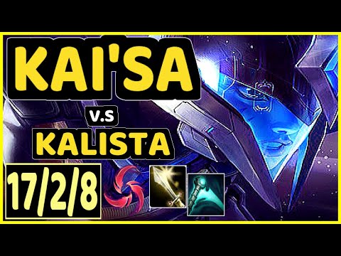 DEáDLY (KAI'SA) vs KALISTA - 17/2/8 KDA BOTTOM ADC GAMEPLAY - EUW Ranked GRANDMASTER