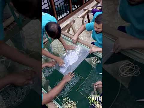 Ruffled Sleeve Green Bridal Blouse | Yuti Designer Blouse |