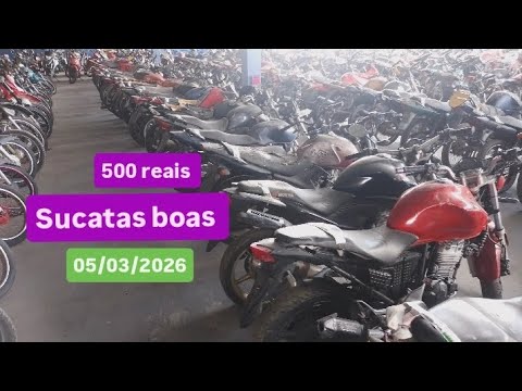 Sucatão Brasil Agrestina -Pe motos arrumadas sucatas 05/03/2026
