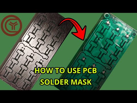 how to solder mask pcb | how to make pcb at home