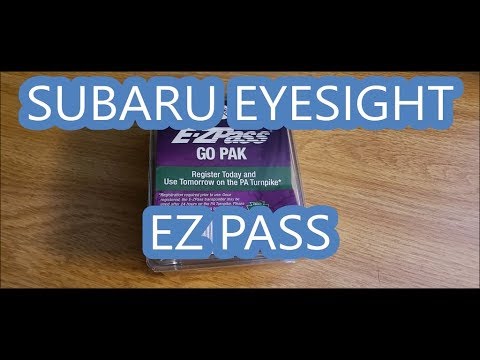 Subaru Eyesight EZ Pass Location