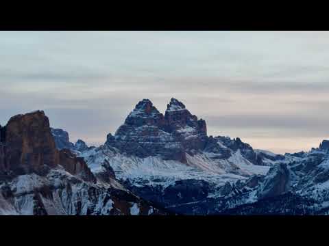 Le Tofane, splendor of the Dolomites in Cortina D'ampezzo, part of the Unesco World Heritage