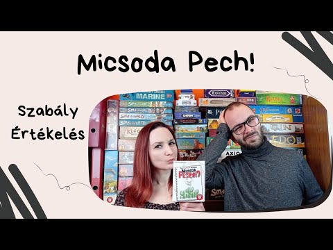A balszerencse áradása: Micsoda Pech #!? társasjáték játékbemutató és szabályismertető