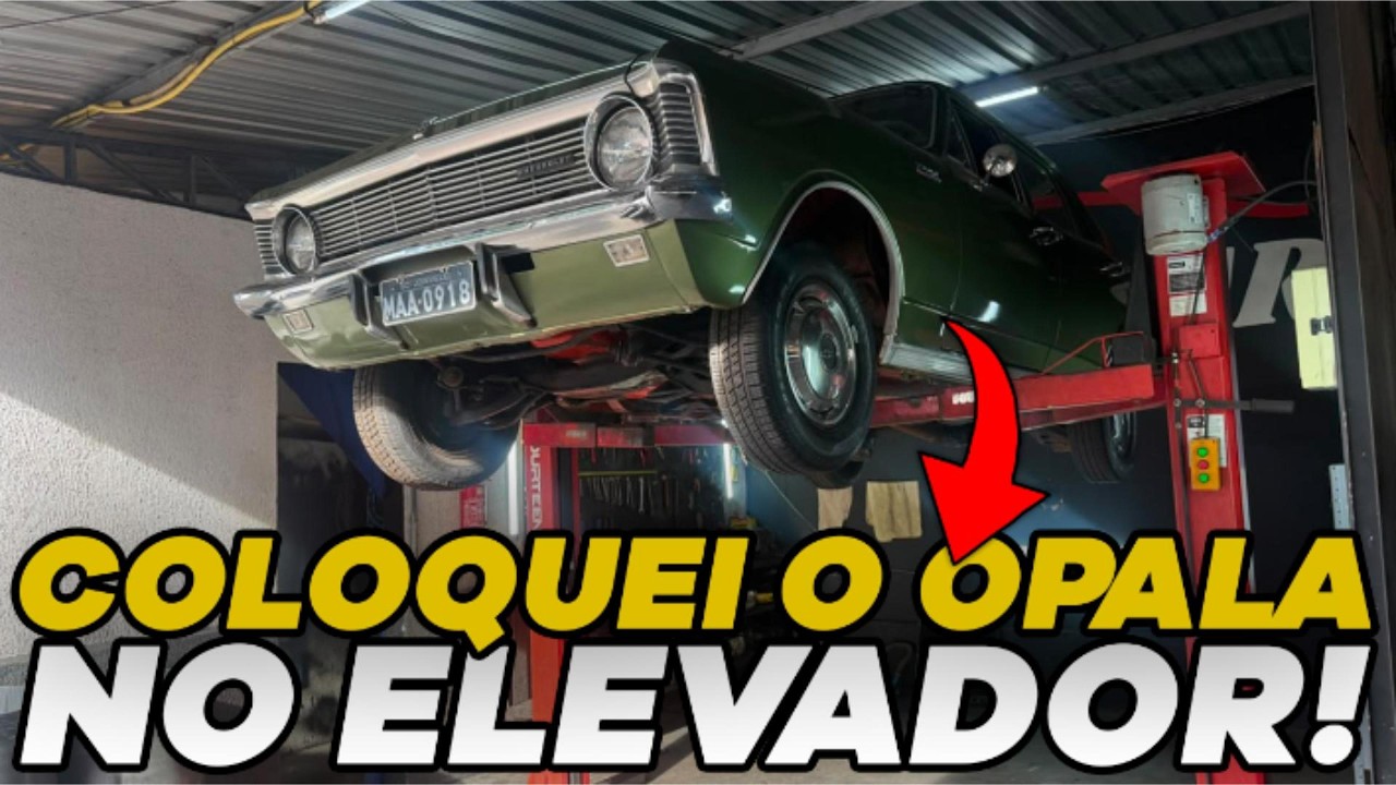 COLOQUEI O OPALA DE LUXO 1970 NO ELEVADOR!