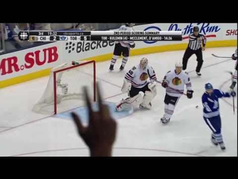 Lupul 2nd Goal - Blackhawks 2 vs Leafs 6 - Dec 14th 2013 (HD)
