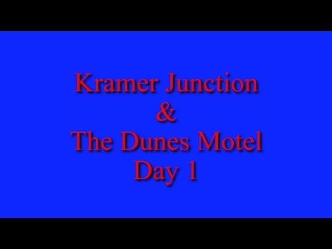 Salton Sea Roadtrip - Day 1 - Kramer Junction & The Dunes Motel