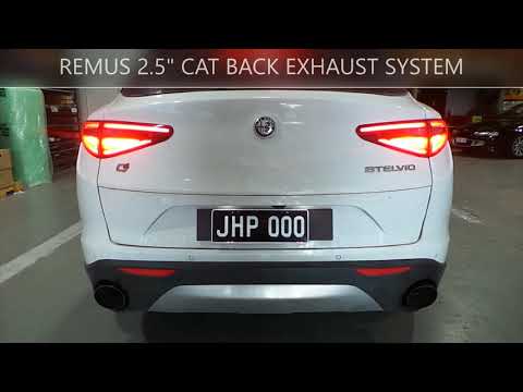 Remus Exhaust upgrade - Alfa Stelvio