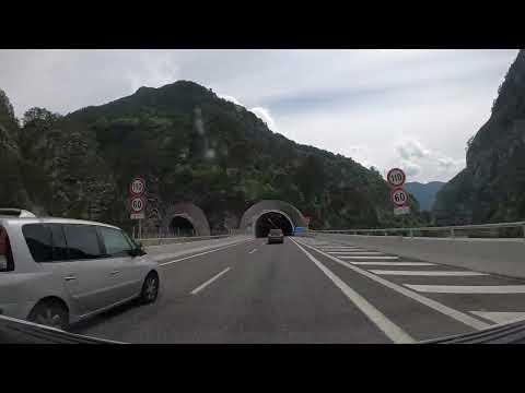 Italy: A23 Mautstation Tarvisio - Udine Nord