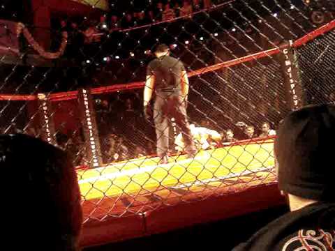 Part of Ashley's Cage Fight in Norwich, England, London12-13-2009 031.MPG