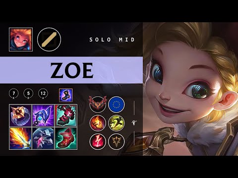Zoe Mid vs Vladimir - EUW Grandmaster Patch 26.02