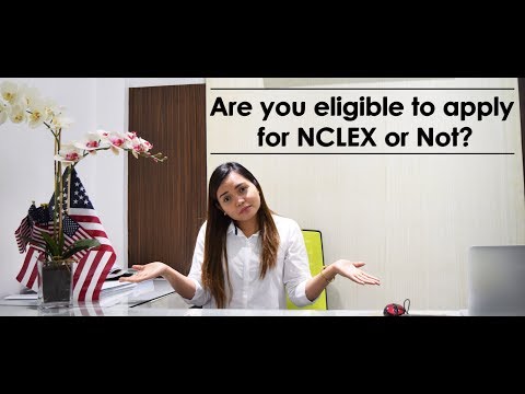 Eligibility for NCLEX | How do you know if you are eligible to apply for NCLEX or NOT? Video