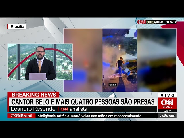 Cantor Belo é preso em investigação sobre show em área de tráfico no Rio