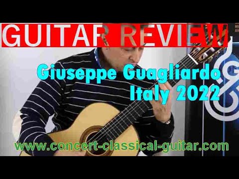 Review Guiseppe Guagliardi 2022 www concert classical guitar com