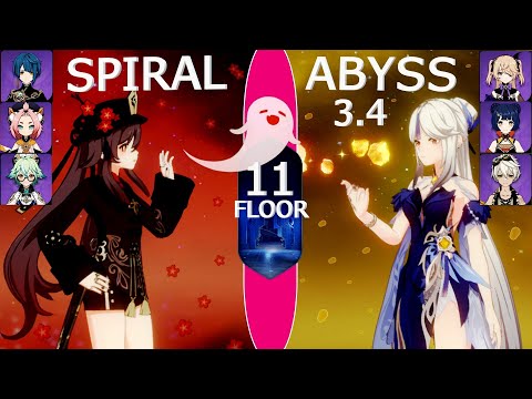 Genshin Impact 3.4 | How to beat Spiral Abyss Floor 11 guide for F2P Players (Hu Tao / Ningguang)