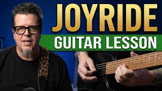 How to play JOYRIDE by ROXETTE on Guitar