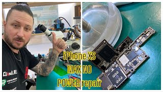 ADVANCED REPAIRS - iPHONE XS MAX WITH NO POWER AND NO BOOT AFTER DROP - TROUBLESHOOTING