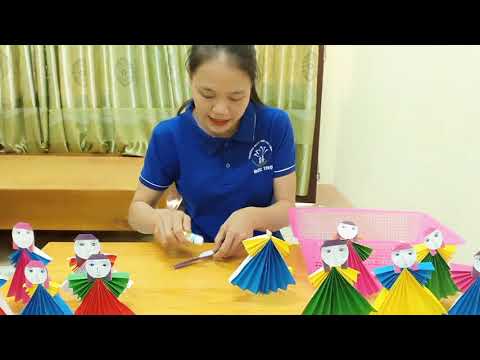 Cách làm búp bê giấy với trang phục Trung Hoa cổ xưa