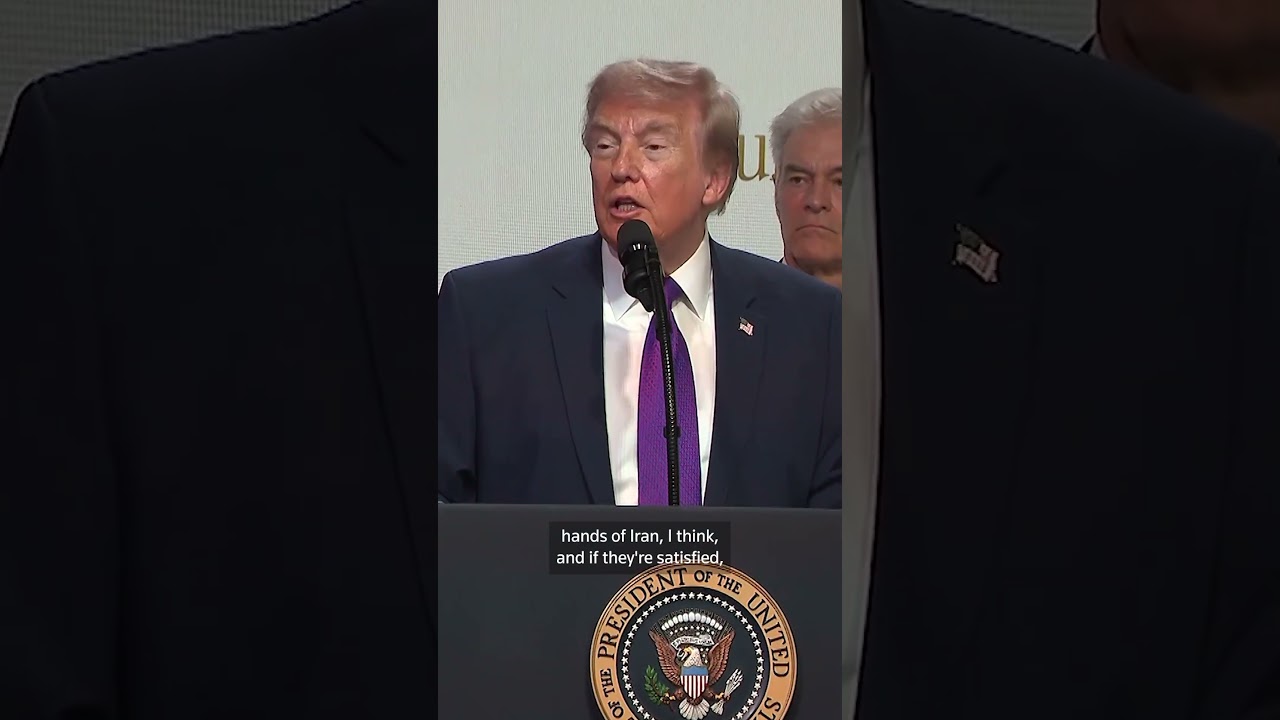 Video | Trump says 'good chance' of Iran deal after delaying strike