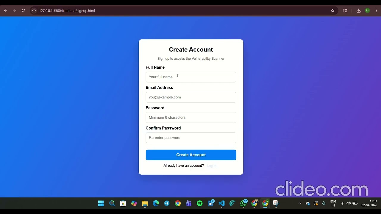 Web Vulnerability Scanner with PDF Report Generation & AI Chatbot Support.